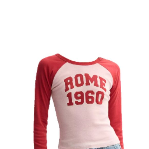 Juniors' Threads of Luxx Rome 1960 Long Sleeve Tee Size Medium - Picture 3 of 3